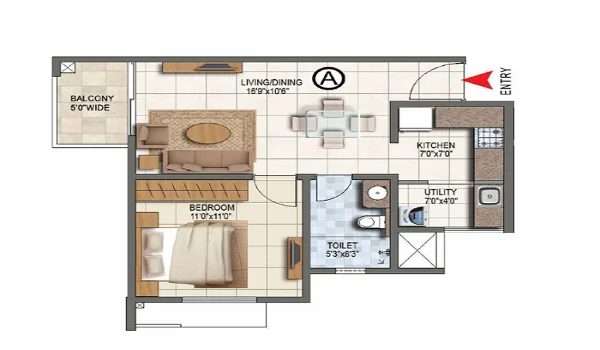 Featured Image of Godrej Infinity Floor Plan 3